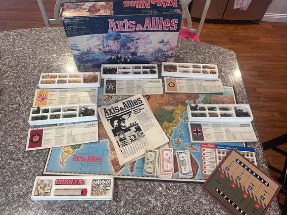 Milton Bradley Other - 1984 Milton Bradley Axis & Allies Gamemaster Series Board Game